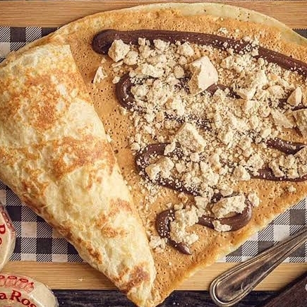 Crepa Fusión Mazapan y Dulce de Leche