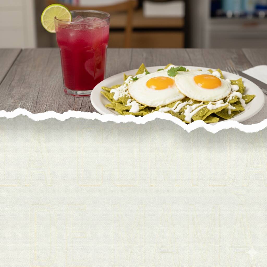 Pa' Compartir Chilaquiles-Huevo-Agua