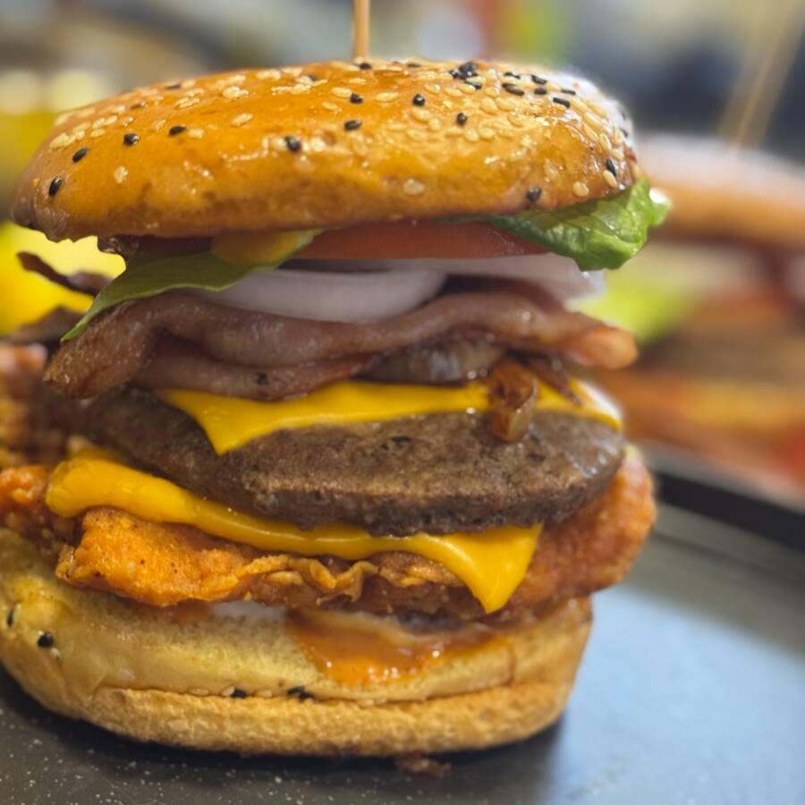 HAMBURGUESA SNACK ATTACK RES