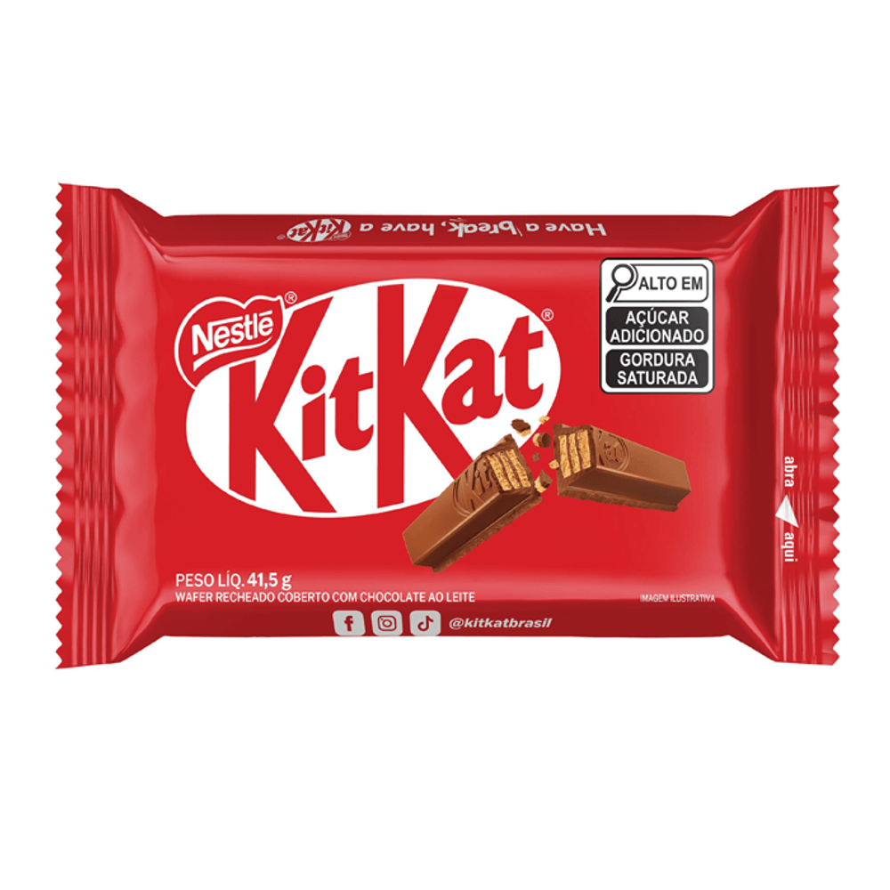 🍫 Quer uma sobremesa? Adicione um Kit Kat ao seu pedido!