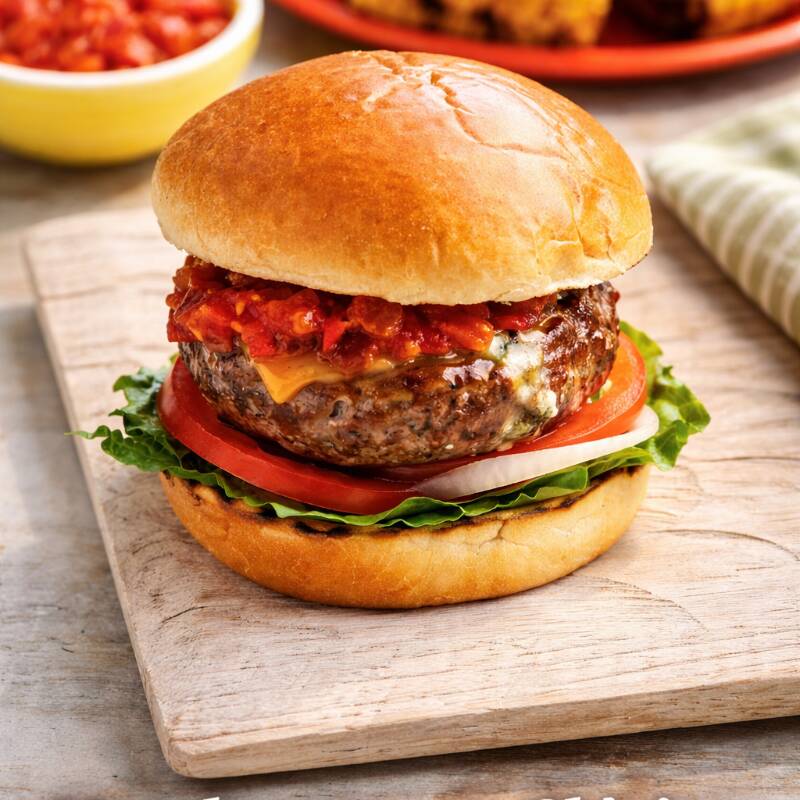 Hamburguesa de Res