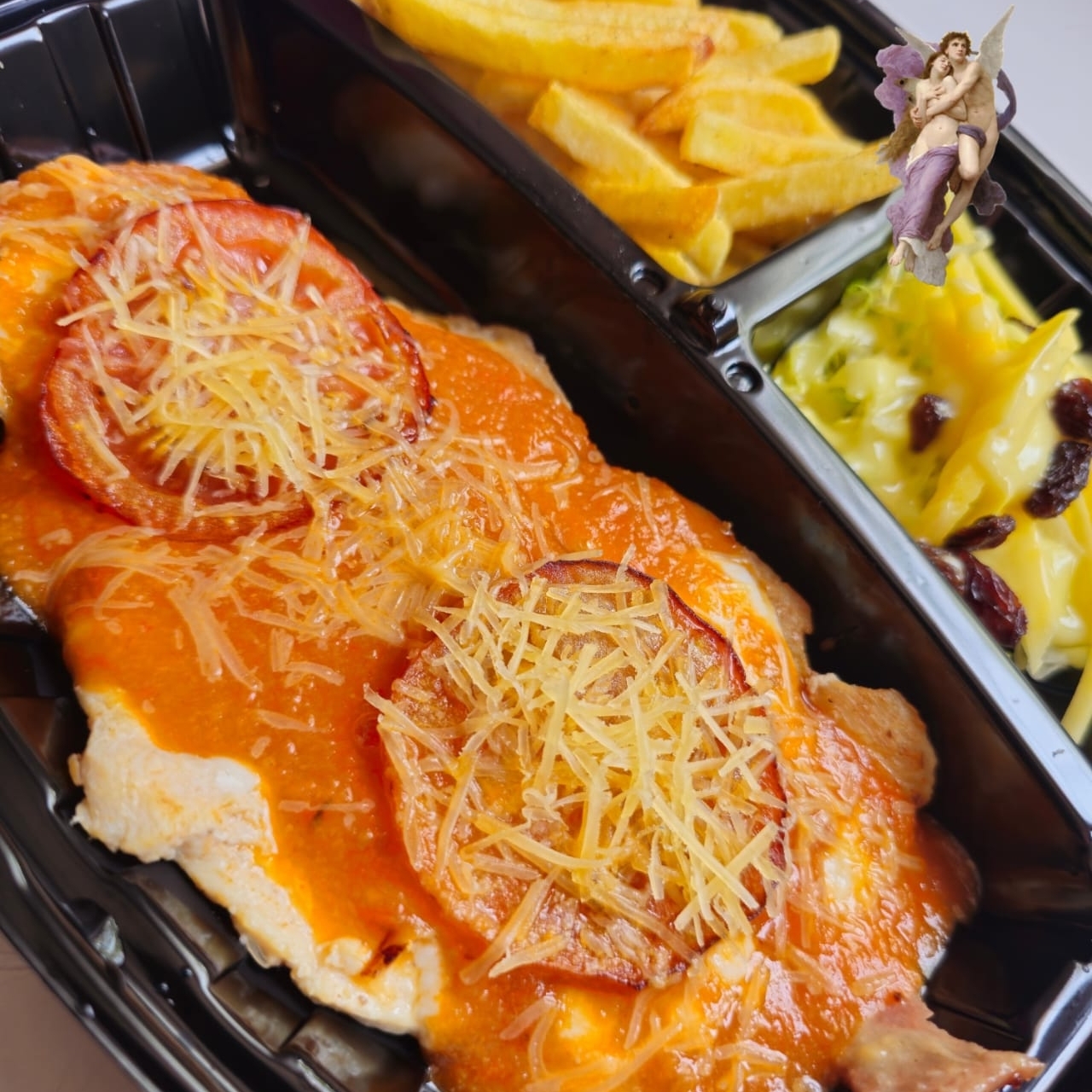 Pechuga Napoletana + papas