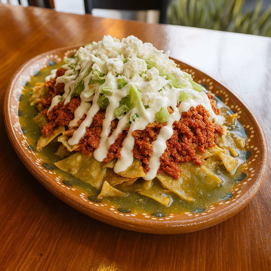 Chilaquiles de Chorizo