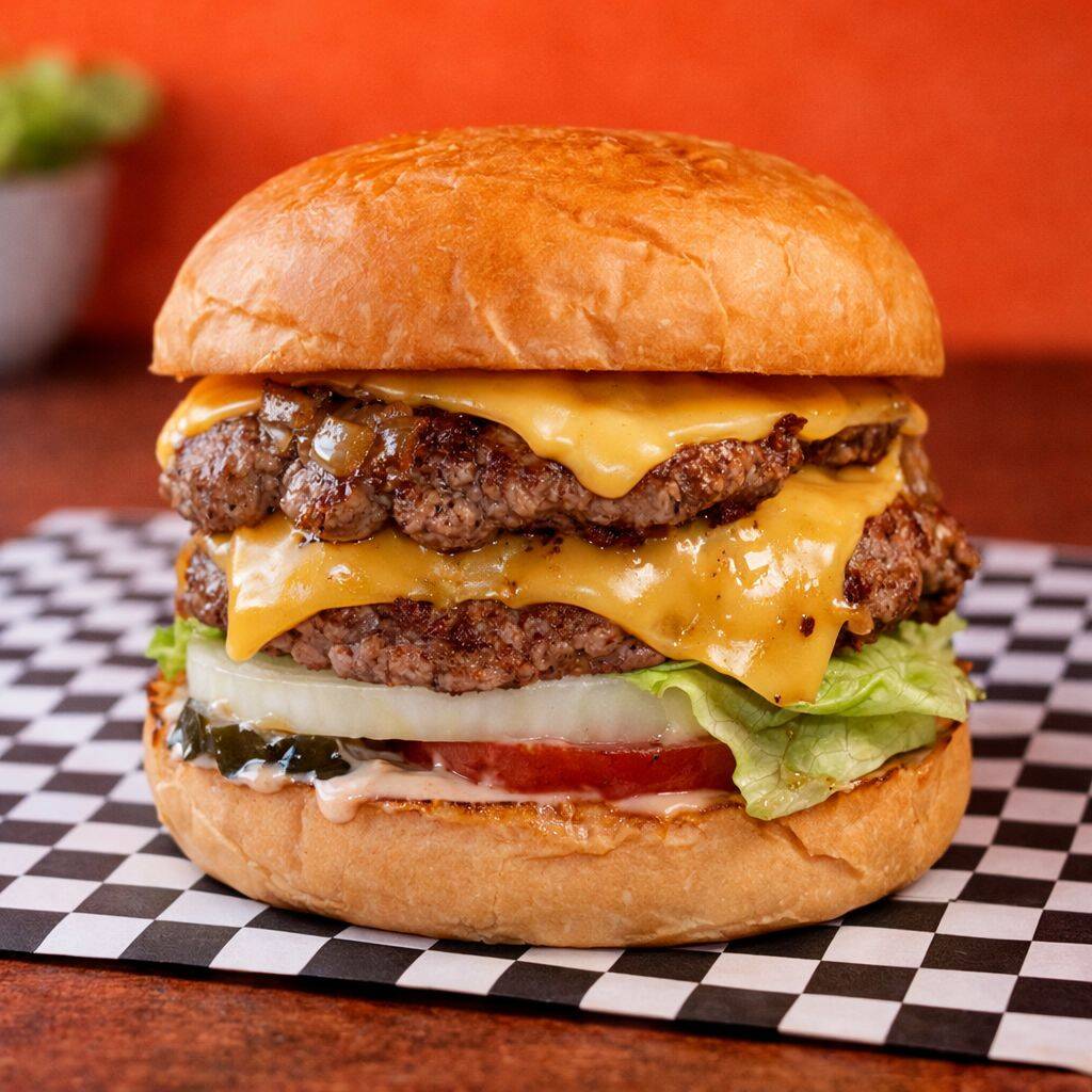Hamburguesa Sencilla Doble Carne