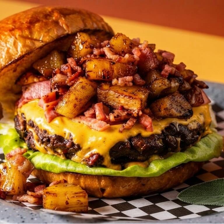 Hamburguesa Hawaiana