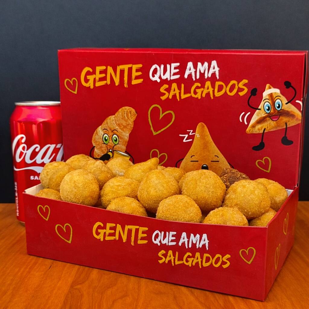 Contem 25 Salgadinhos Crocantes, fritos na hora em óleo de algodão e entregues quentinhos, com padrão de qualidade que só a Lari Salgados consegue fornecer!!
A perfeição cabe na palma da mão
Serve de 1 a 2 pessoas
Peso individual: 20g (Tamanho salgado de festa)
(Foto ilustrativa)