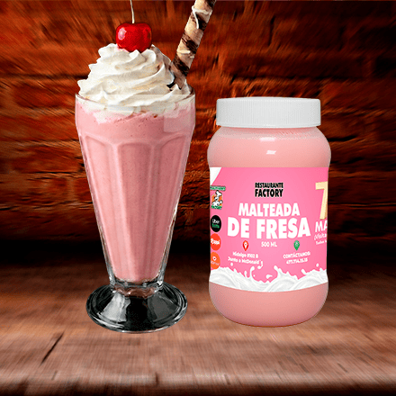 Malteada De Fresa