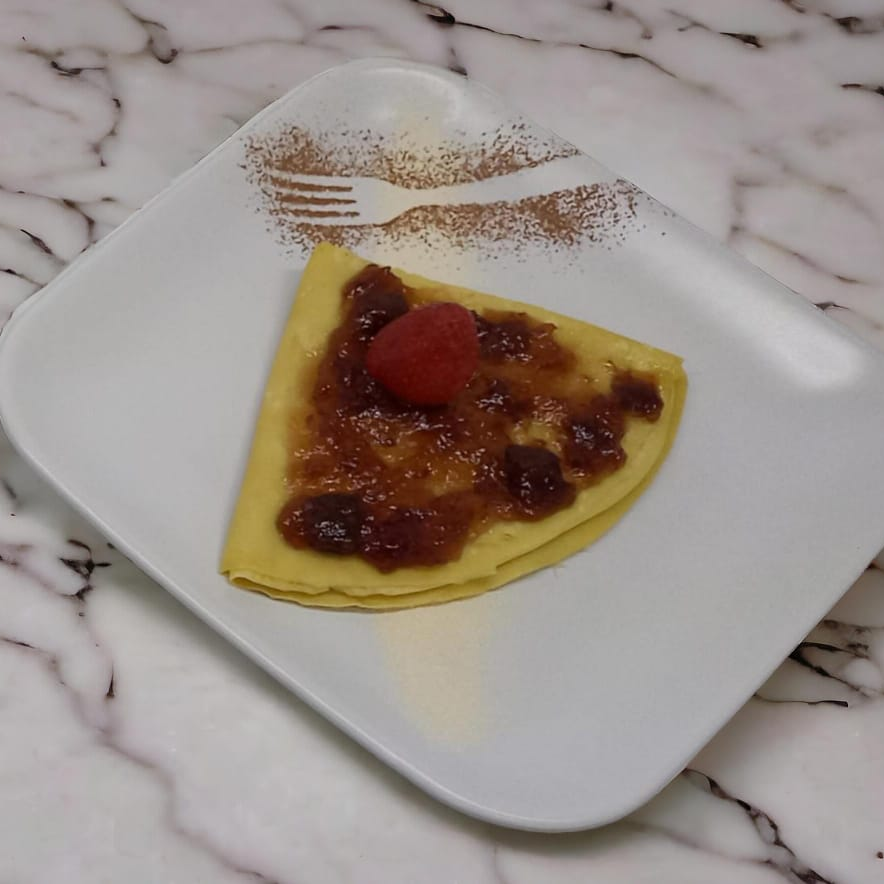 Crepa de Mermelada de Fresa