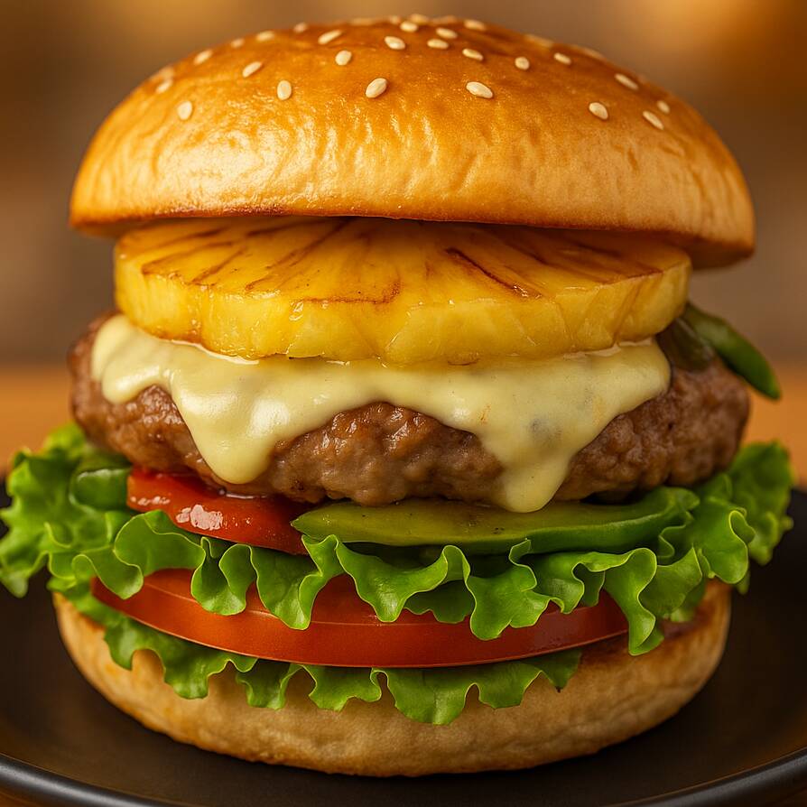 Hamburguesa Hawaiana Super Promo