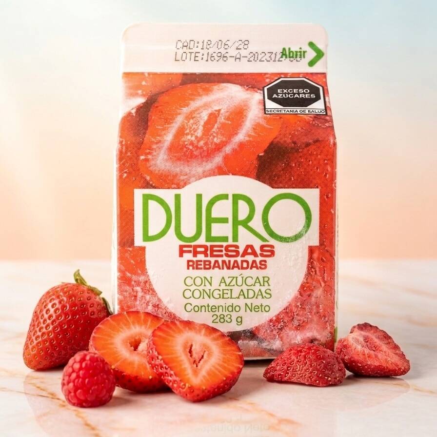 Fresa con Crema Marca Duero