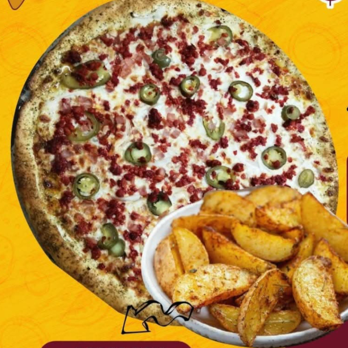 1 Pizza Grande + Papas