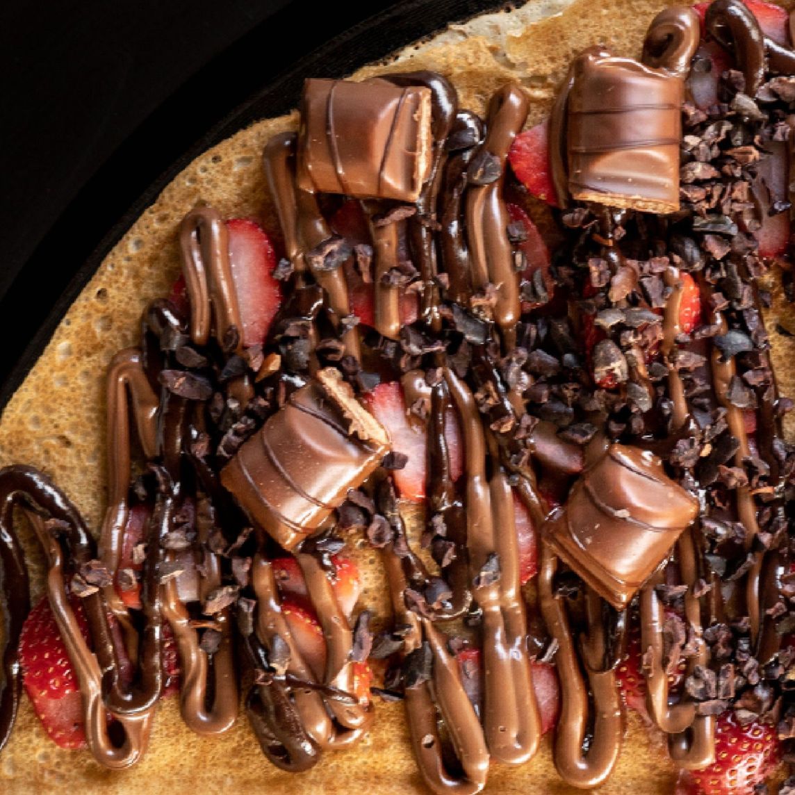 Explosión de chocolate Crêpe
