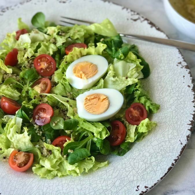 Ensalada de Huevo Duro