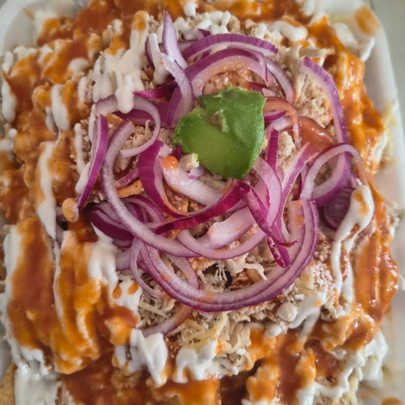 Chilaquiles rojos