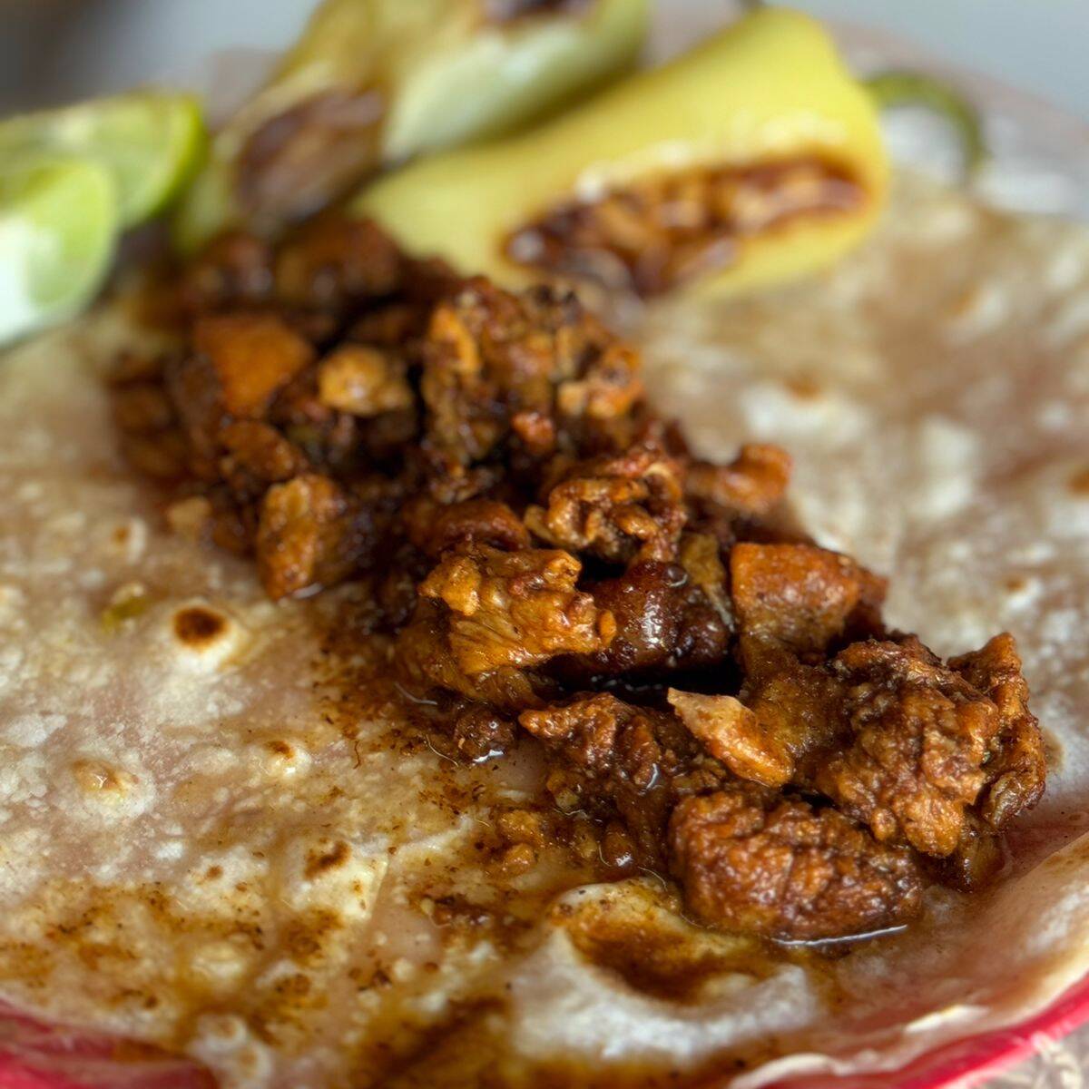 Taco de Chicharron Prensado