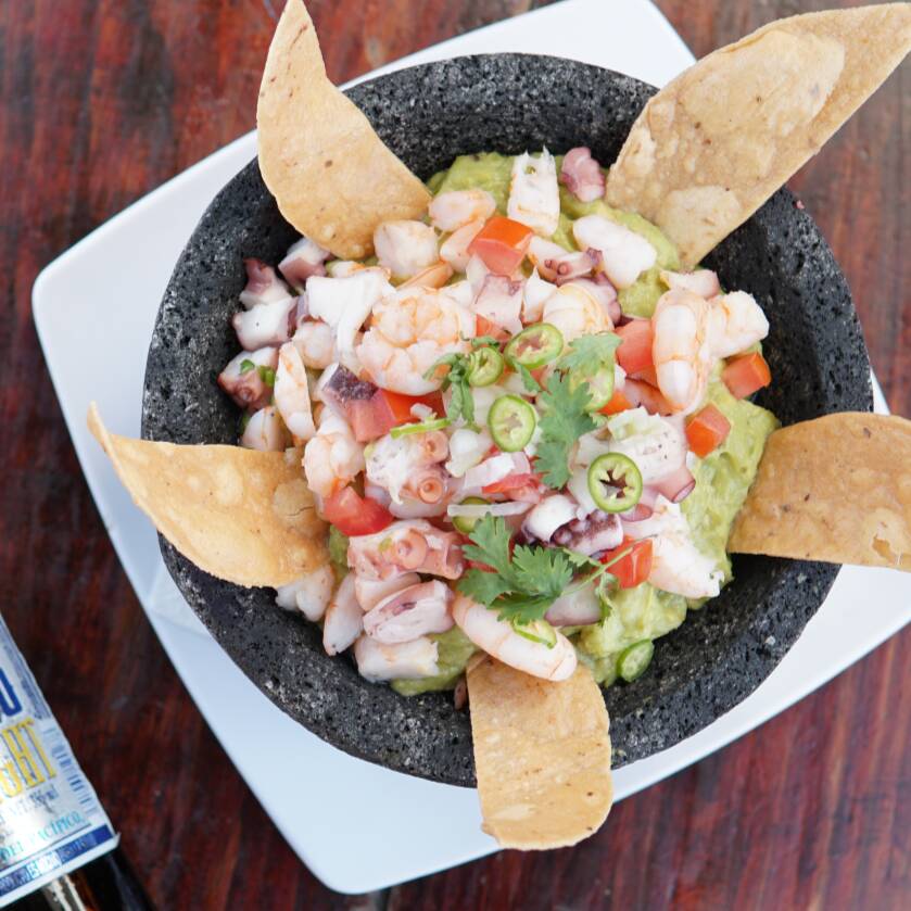 Guacamole con Mariscos