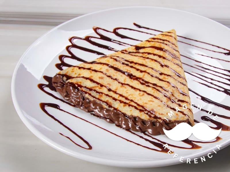 Crepa Ferrero Nutella Fruta Queso y Nuez