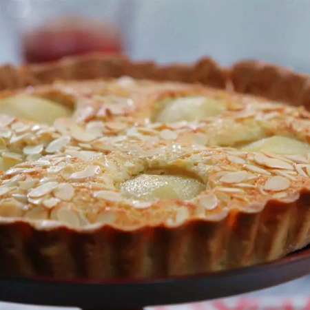 Tarta de Pera con Requesón