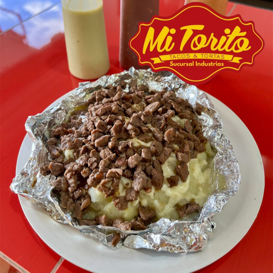 Papa con Bistec Top Sirloin