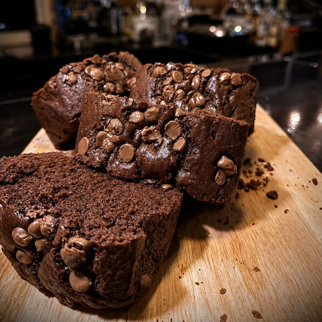 PANQUE DE CACAO CON CHISPAS