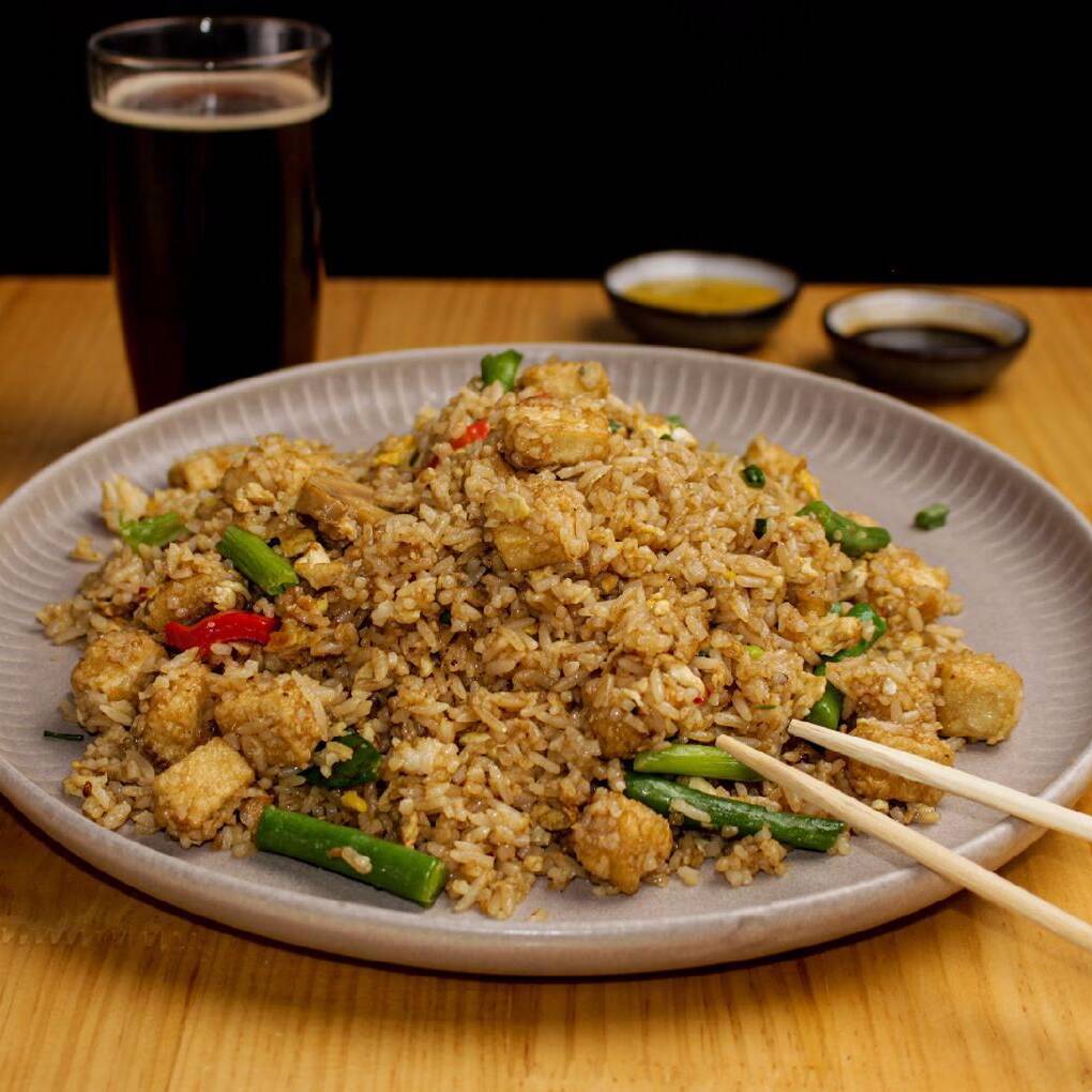 Menú Achinadito Chaufa Vegetariano con Tofu