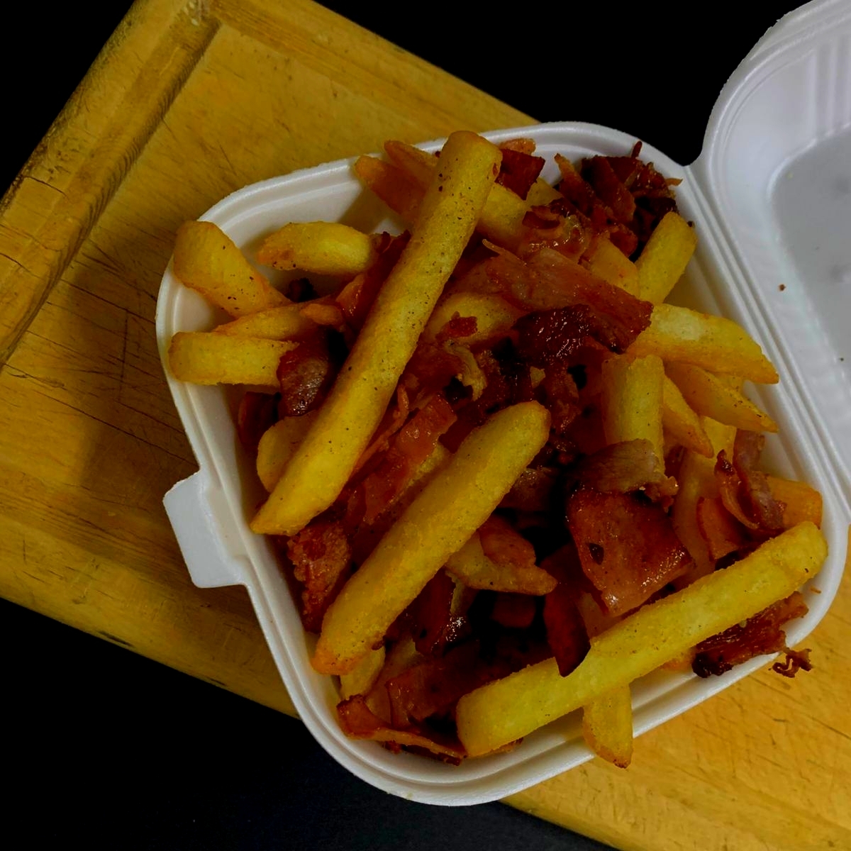 Papas Con Tocino