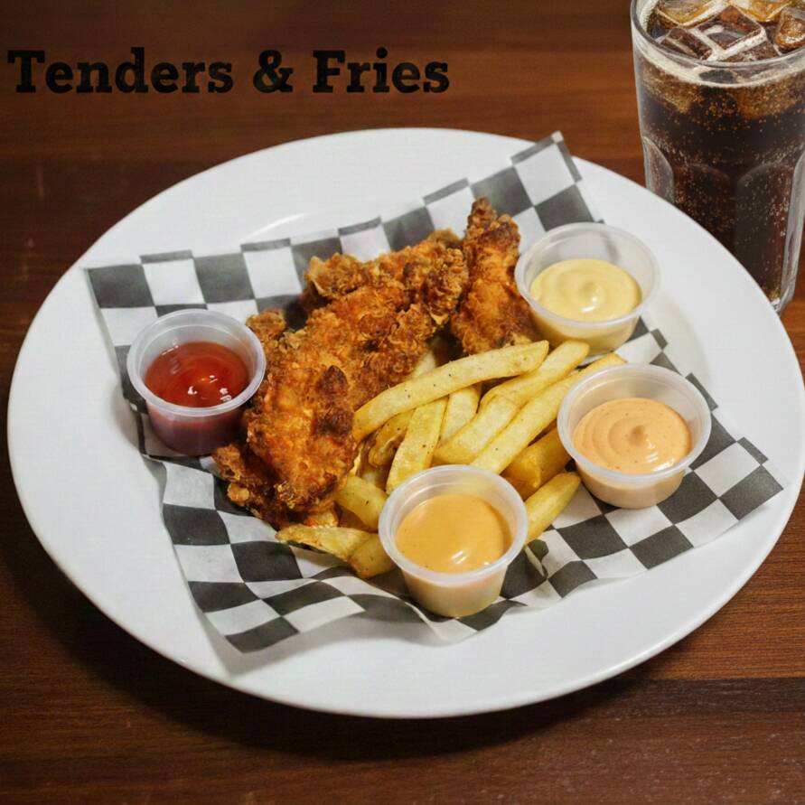 Combo Tenders, Fries & Bebida 355ml