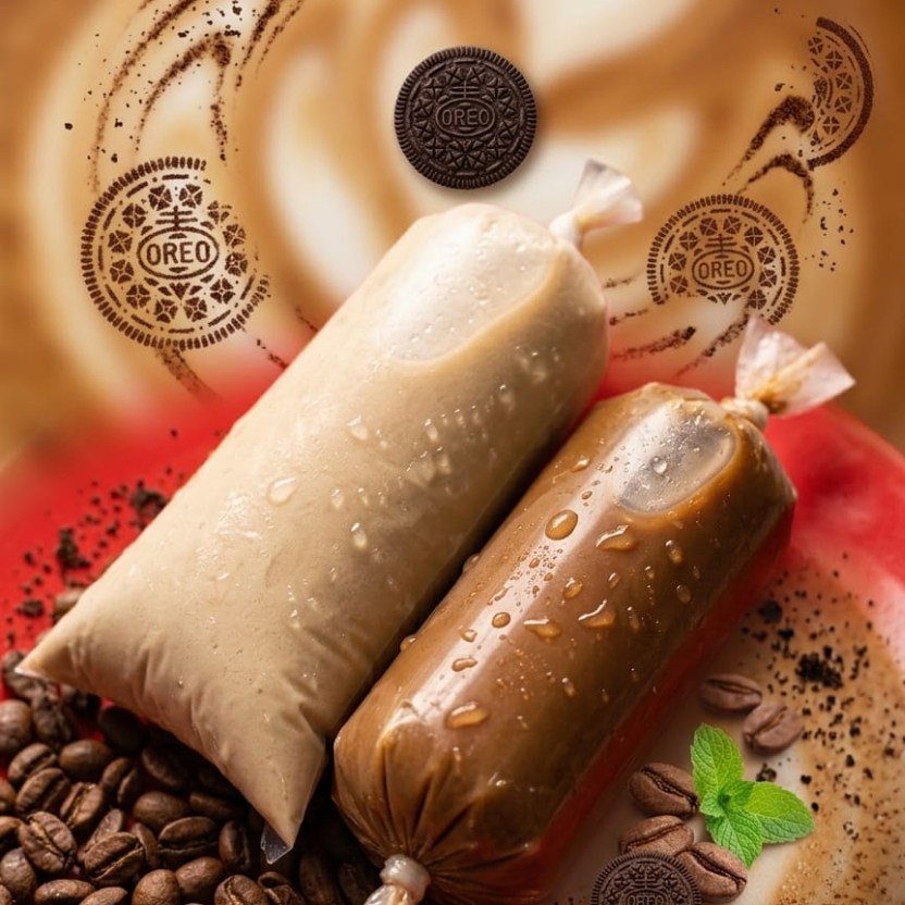 bolis de capuchino con oreo