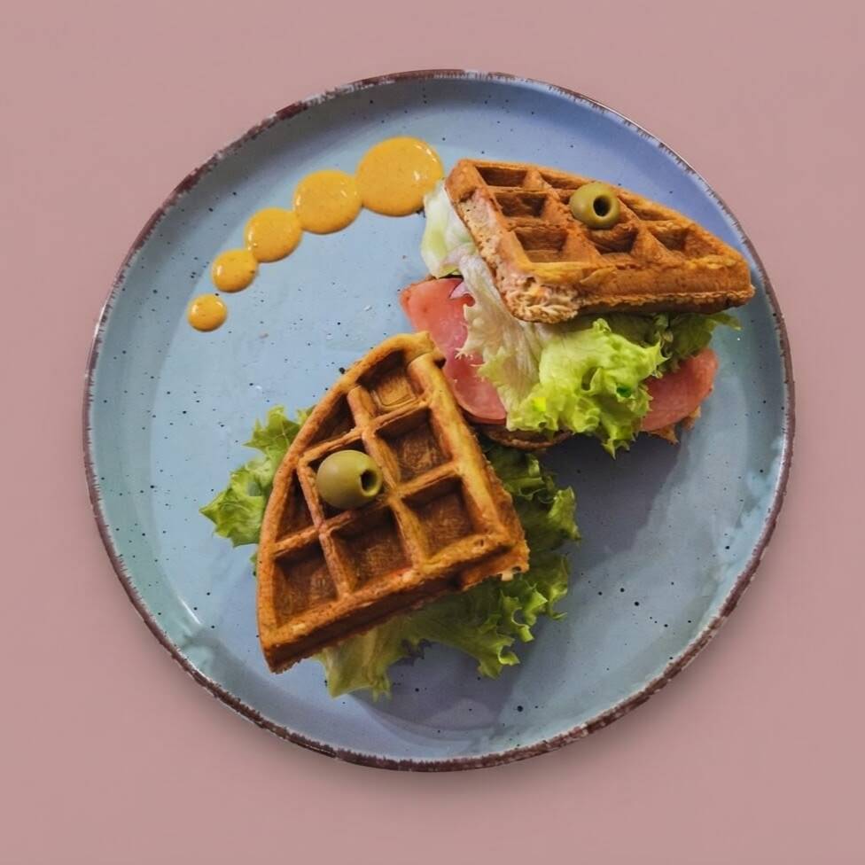 Waffle de Jamón
