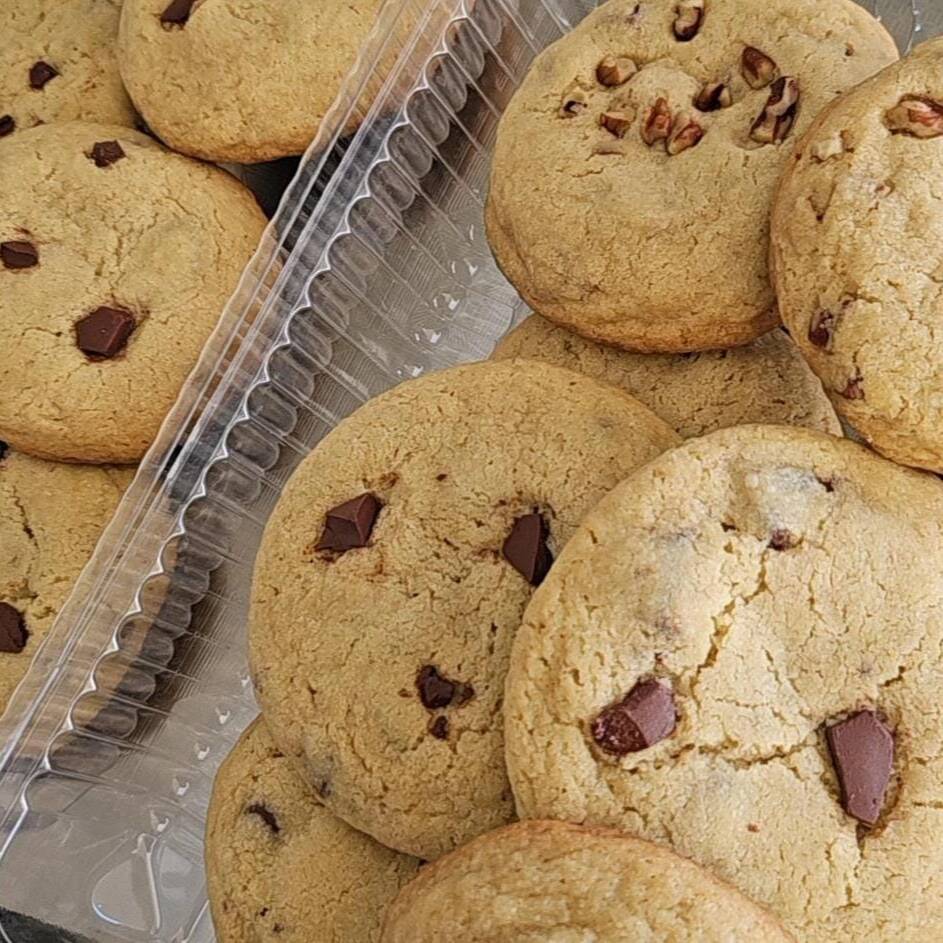 Galletas de chispas de chocolate sin azúcar