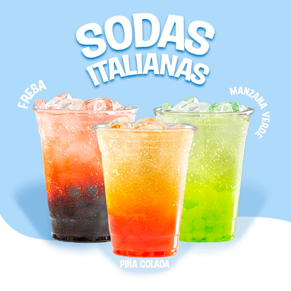 Soda italiana de fresa