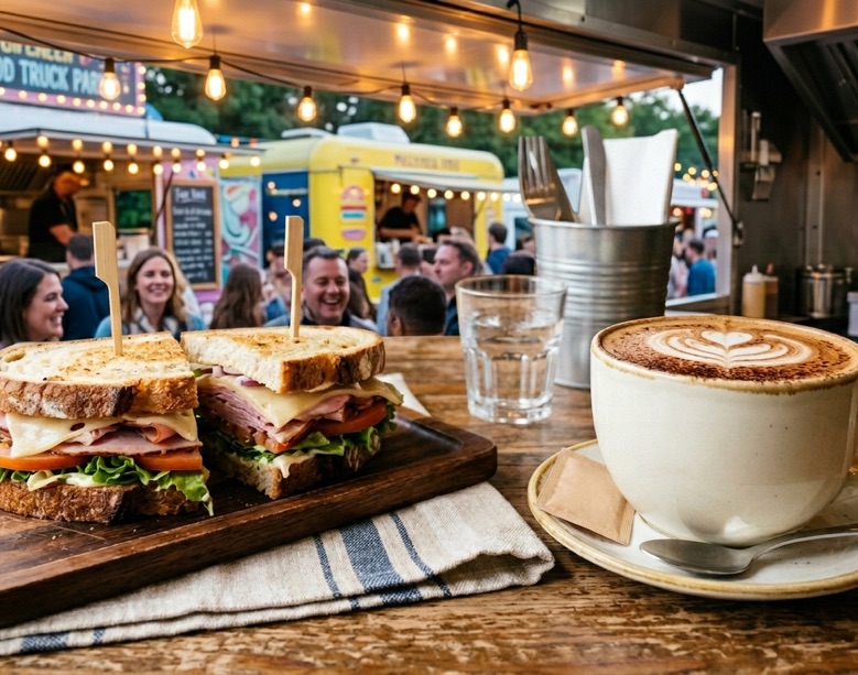 Combo sandwich y Capuccino