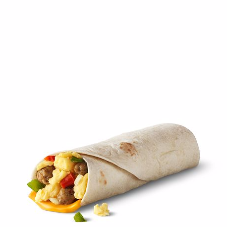 BURRITO DE HUEVO A LA MEXICANA CON CARNE