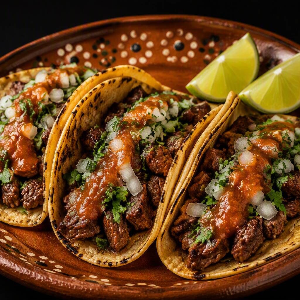 TACOS DE ARRACHERA (3 PIEZAS)
