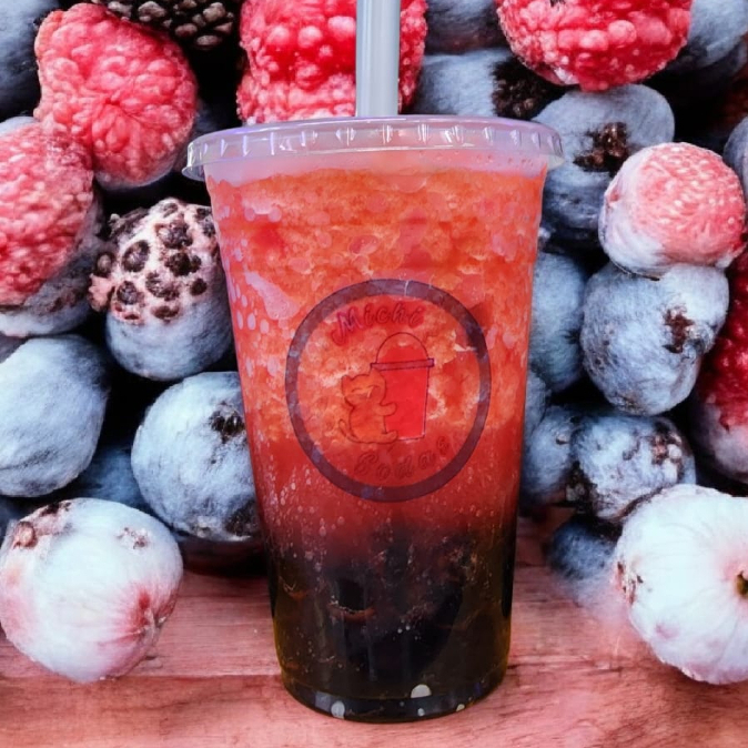 Bubble Tea de Frutos Rojos