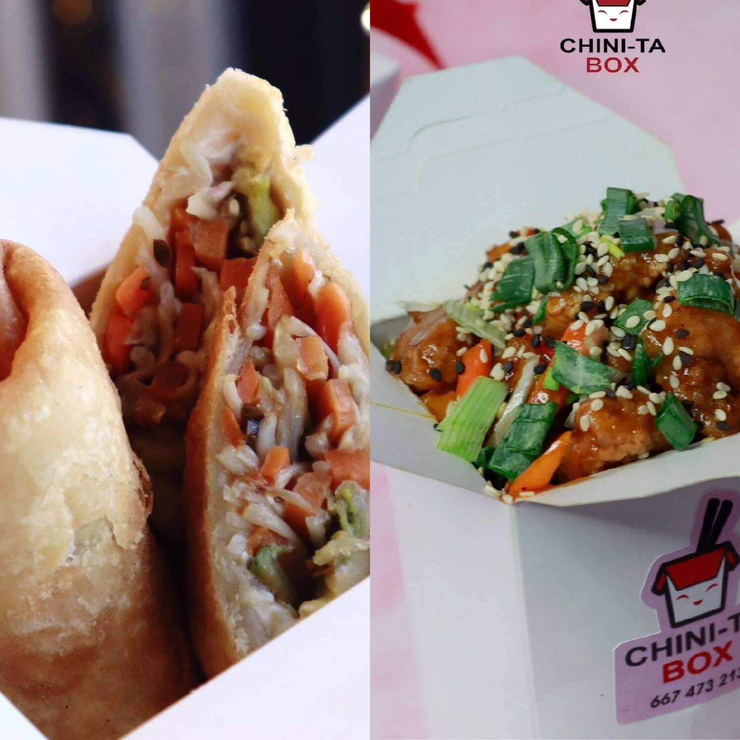 ARMA TU BOX DE POLLO CRUNCHY + VEGGIE ROLL