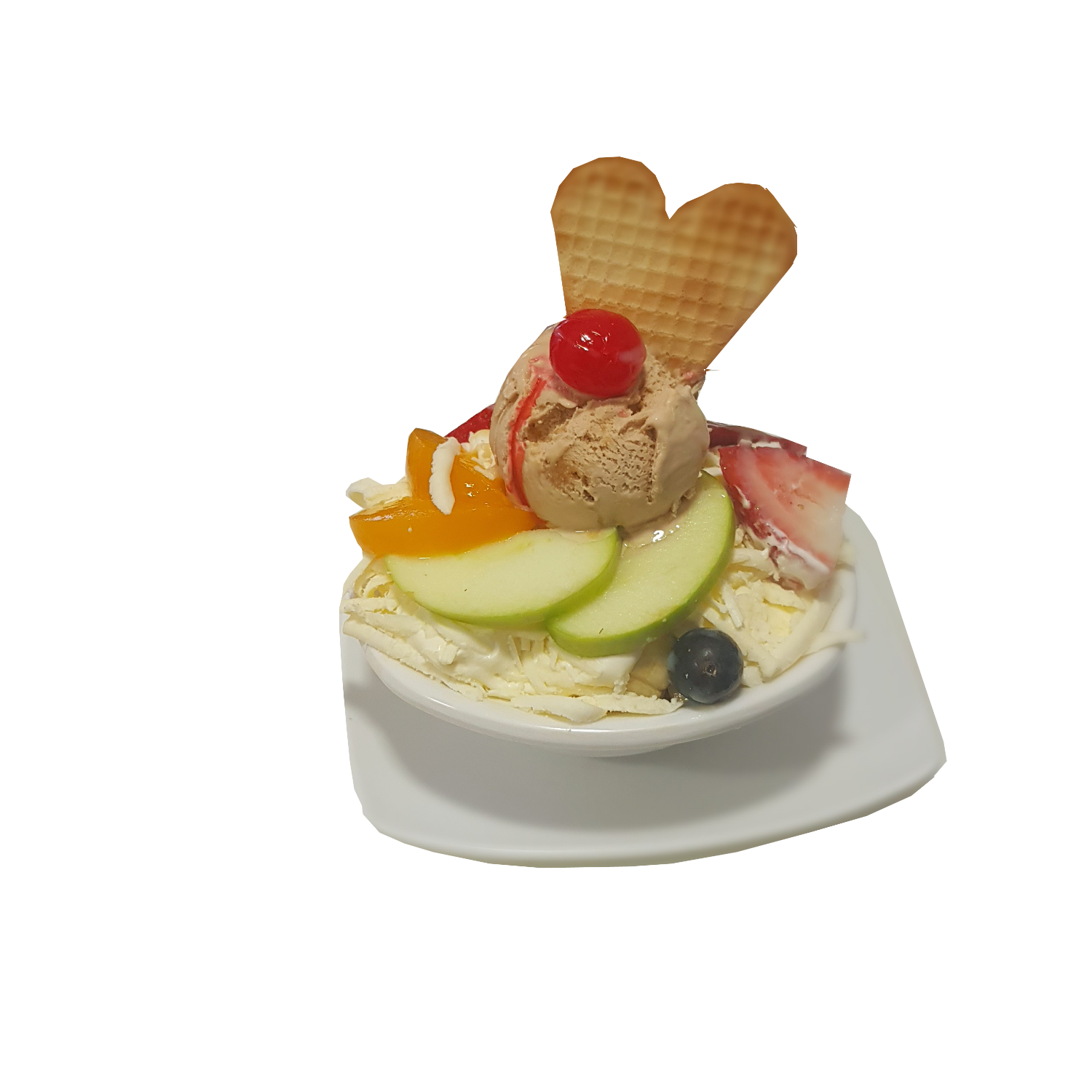 Ensalada de Frutas Mediana con Helado