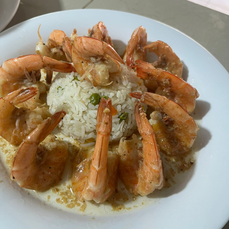 Camaron Al mojo de Ajo