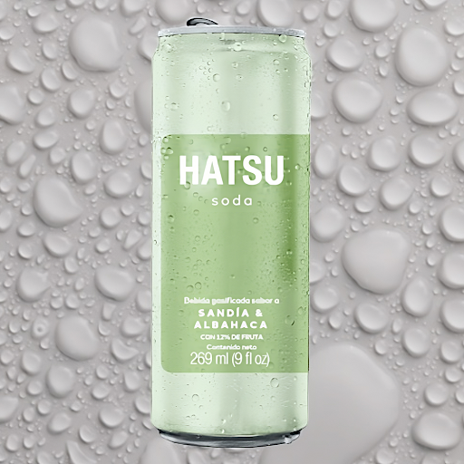 Hatsu Soda Sandia & Albahaca