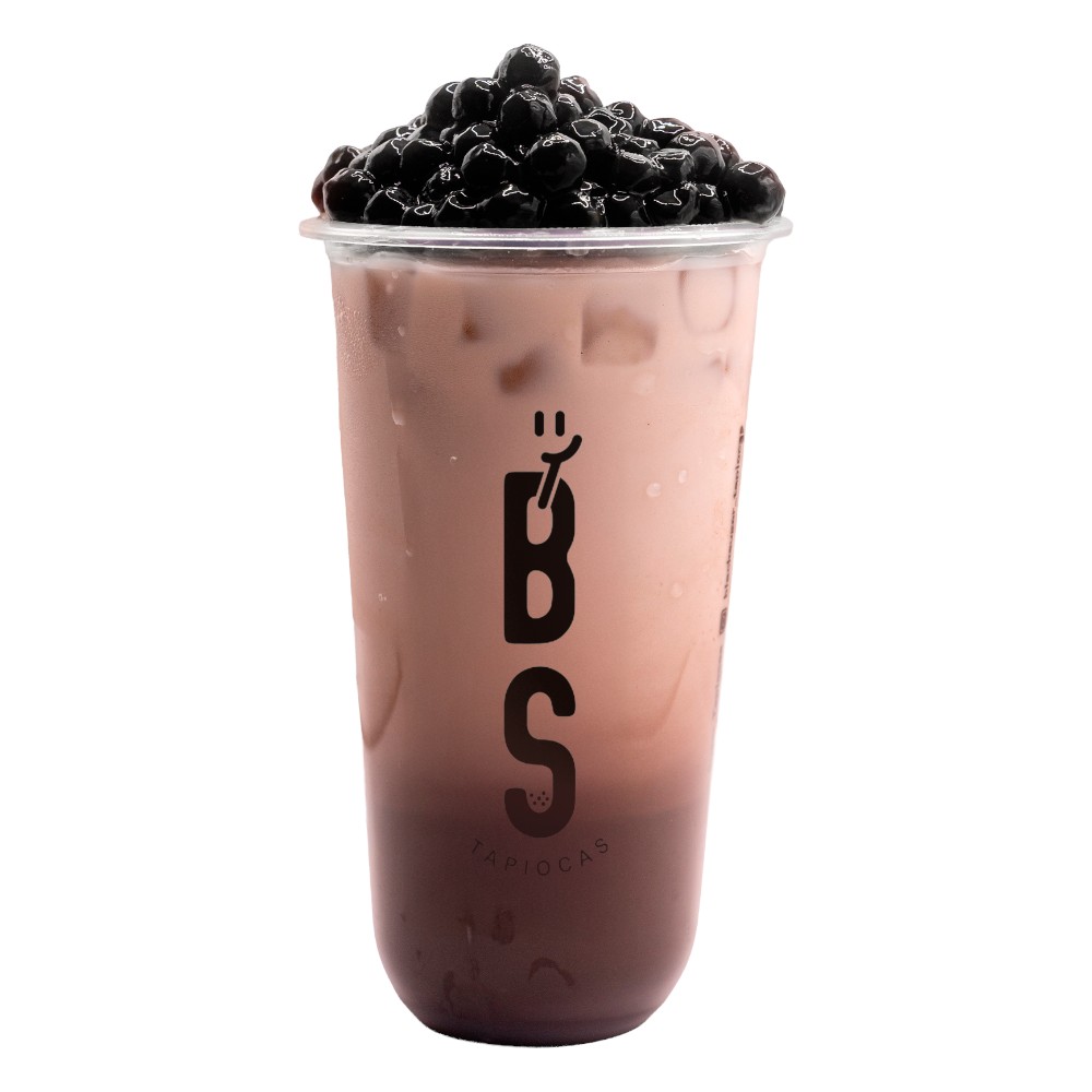 B13. Chocolate Milk Black Boba Large.