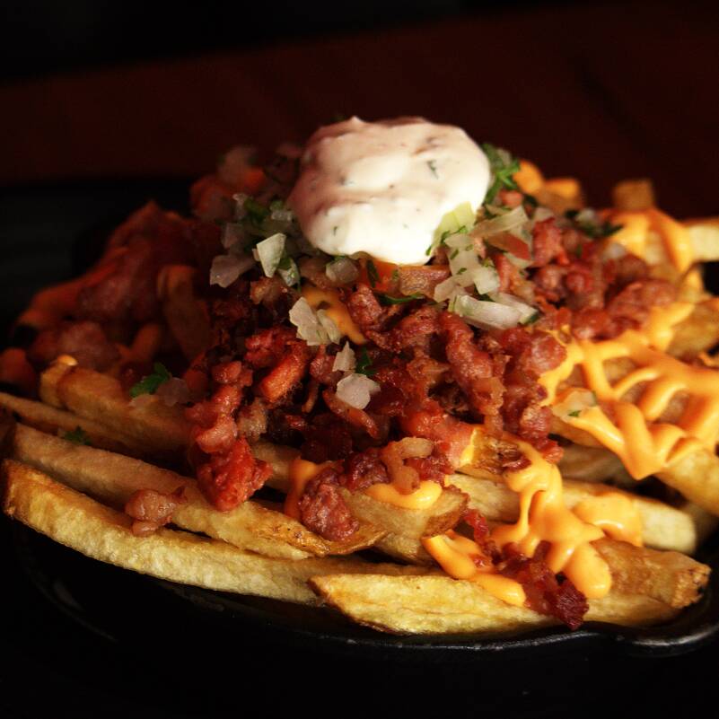 Fries And Bacon
