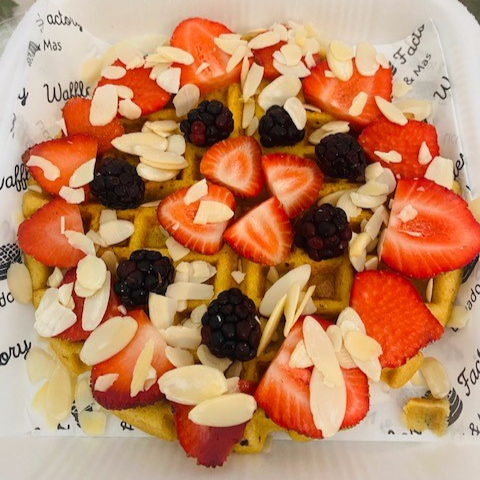 Waffle dulce keto