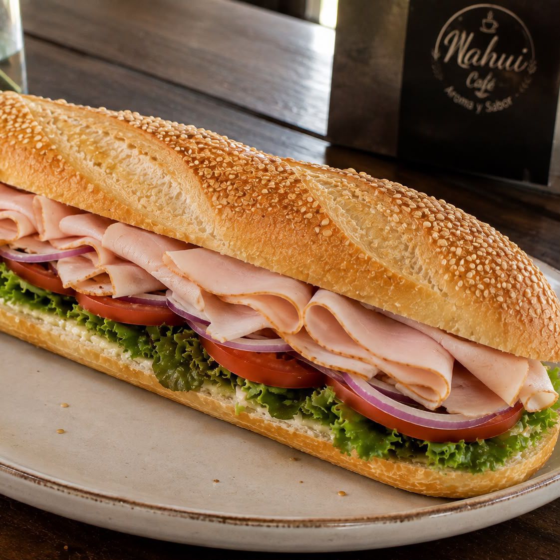Baguette de Jamón de Pavo