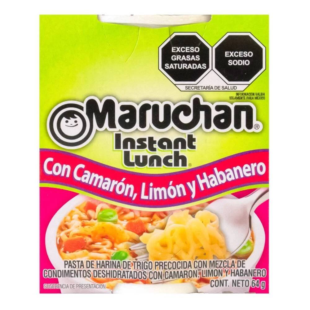 Maruchan Camaron Limon y Habanero