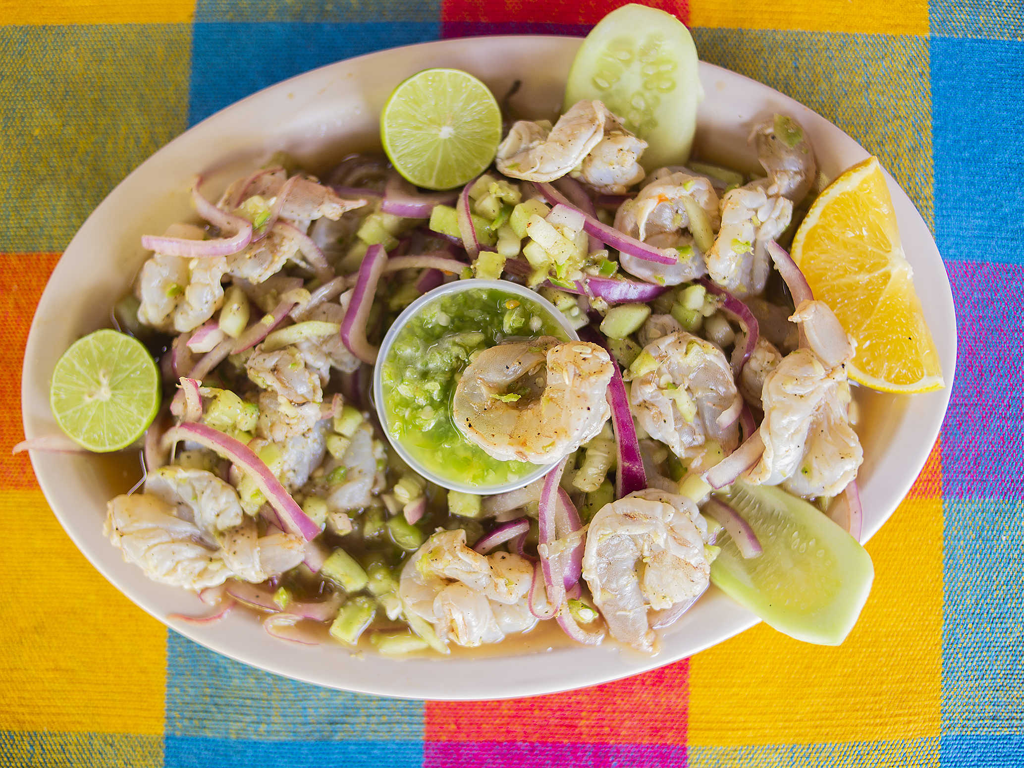 1 Orden de Aguachile Verde + 1 Michelada Camarón