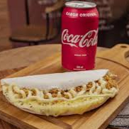 Tapioca campeã de vendas, frango, catupity original e muita muçarela.