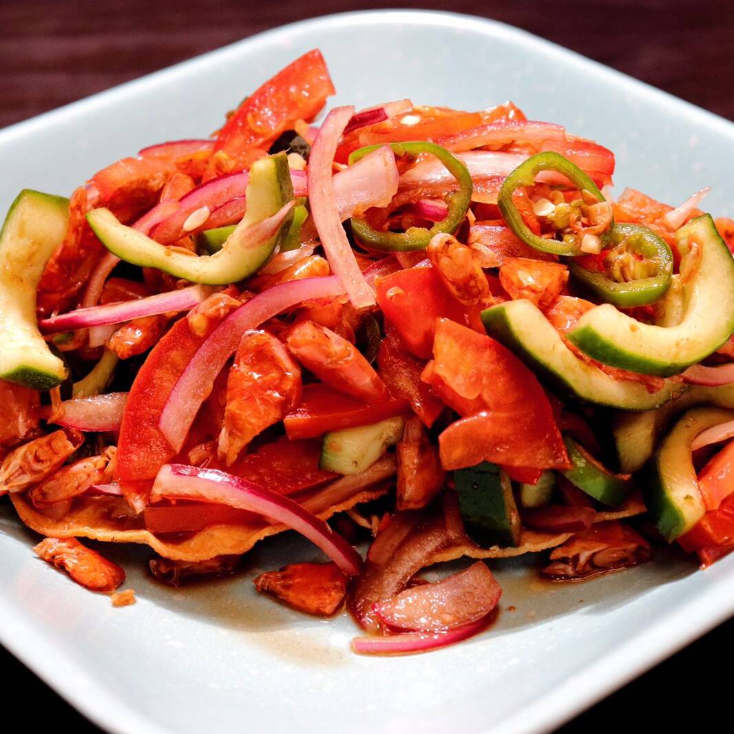 Tostada De Camarón Seco