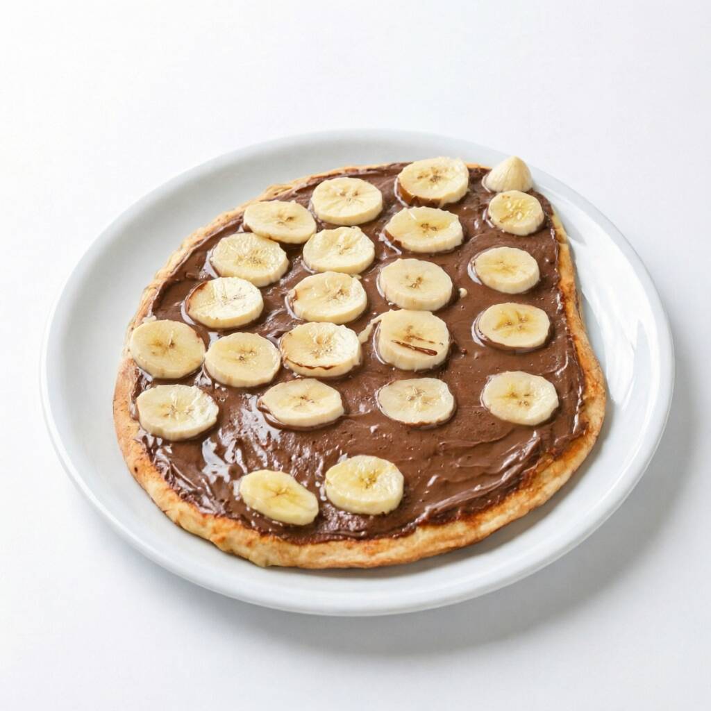 Plátano con Nutella