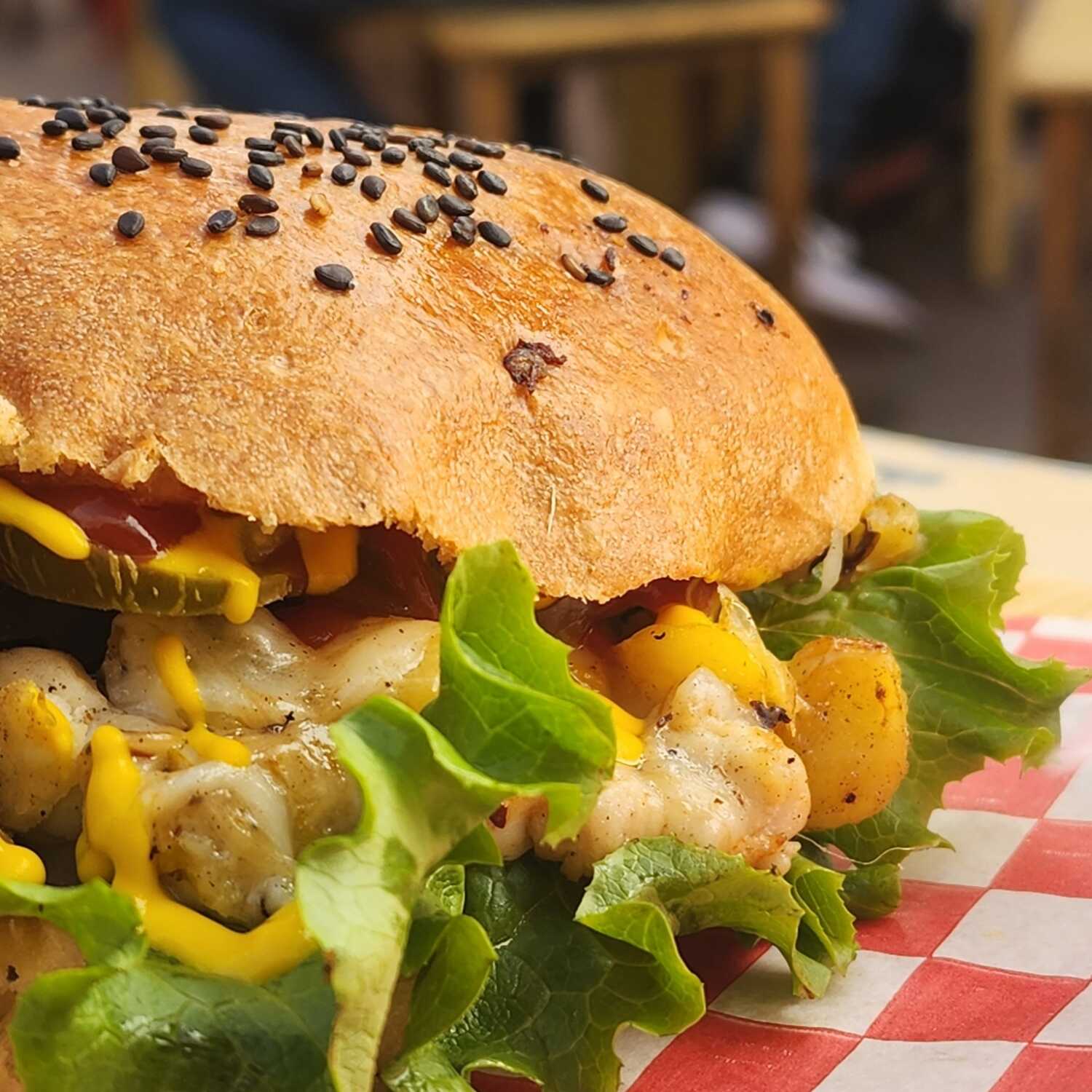 Hamburgesa de Pollo