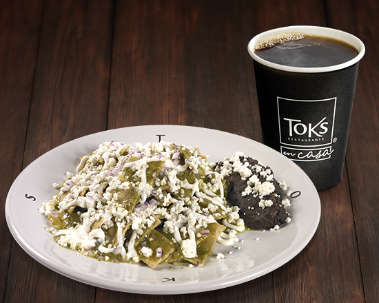 Combo Chilaquiles Verdes Sencillos